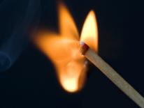 Match on fire Match on fire